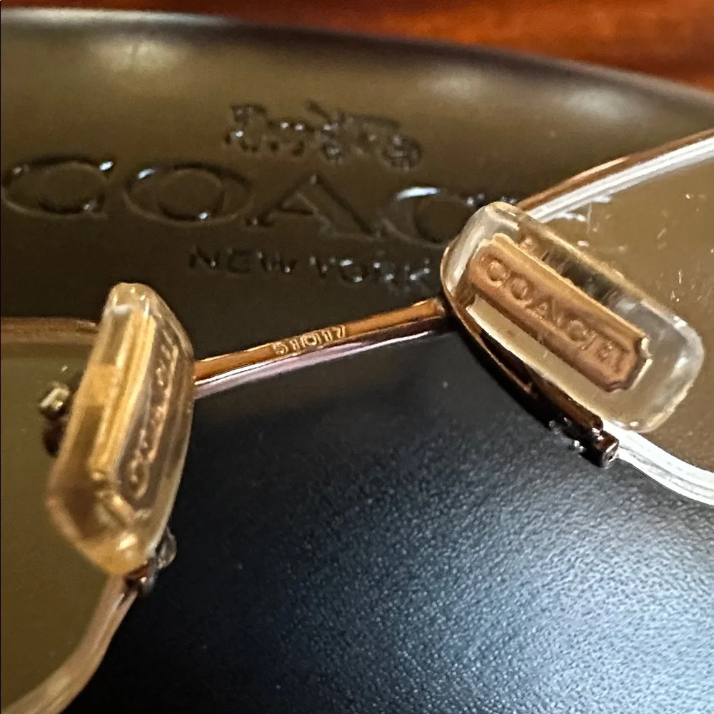 New Coach Jasmine Tortoise frames with case and cleaning cloth 52-16-135